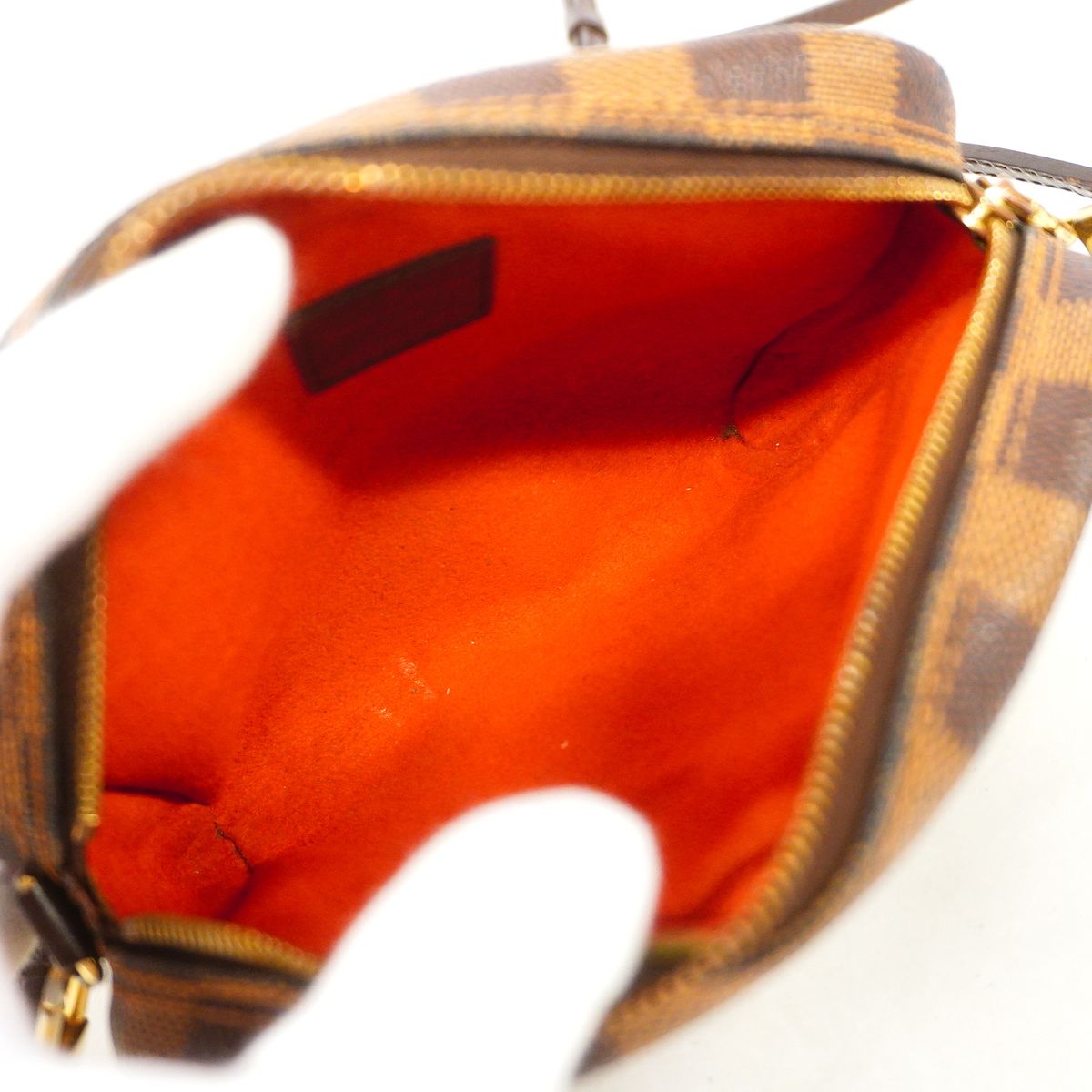 Louis Vuitton Shoulder Bag Damier Pochette Ipanema Ebene — view 4
