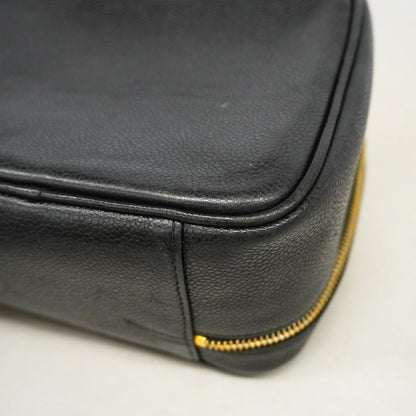 Chanel Vanity Bag Caviar Leather Black Gold — view 6