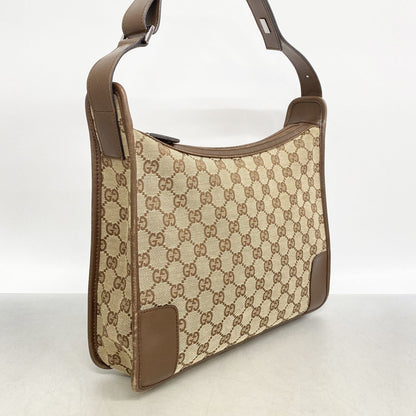 Gucci Shoulder Bag GG Canvas 001 Beige Silver — view 2