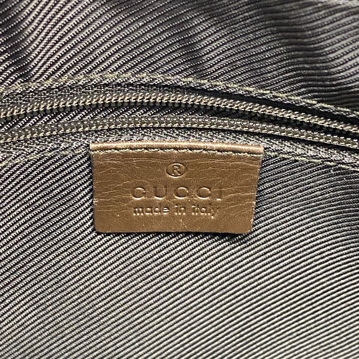 Gucci Shoulder Bag GG Canvas 001 Beige Silver — view 5
