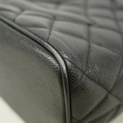 Chanel Tote Bag Reissue Caviar Leather Black Gold — view 6