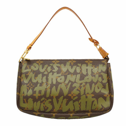 Louis Vuitton Pouch Monogram Graffiti Pochette Soir Khaki