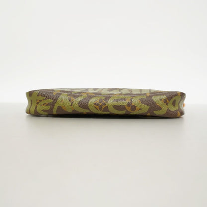 Louis Vuitton Pouch Monogram Graffiti Pochette Soir Khaki — view 3