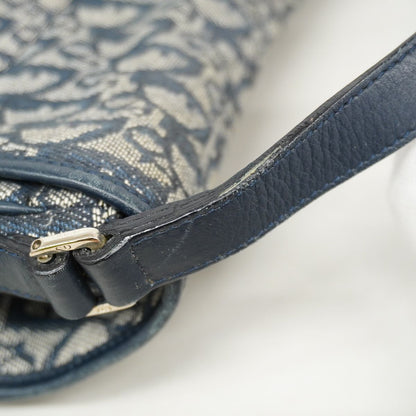 Dior Shoulder Bag Trotter Canvas Navy Silver — view 7