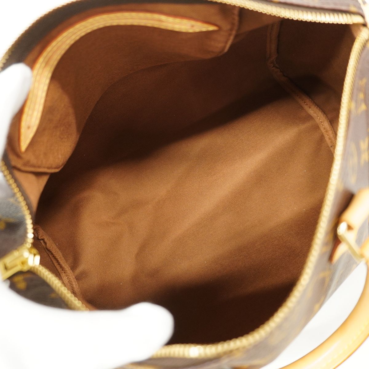 Louis Vuitton Handbag Monogram Speedy 30 Brown — view 4