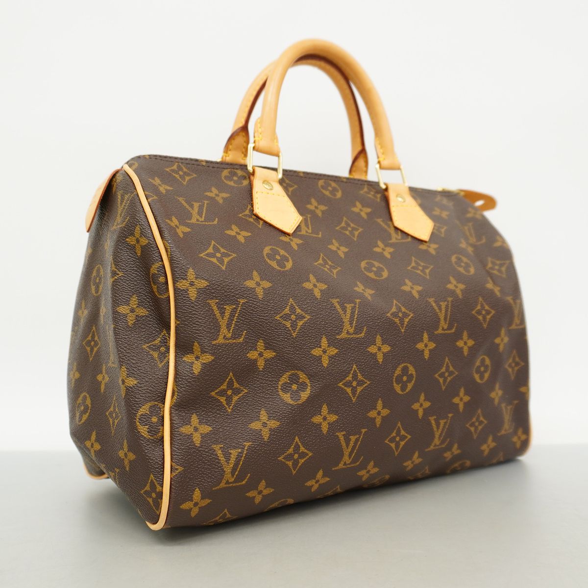 Louis Vuitton Handbag Monogram Speedy 30 Brown — view 2