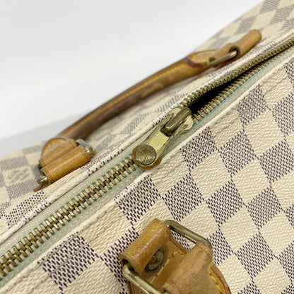 Louis Vuitton Handbag Damier Azur Speedy 30 White — view 6