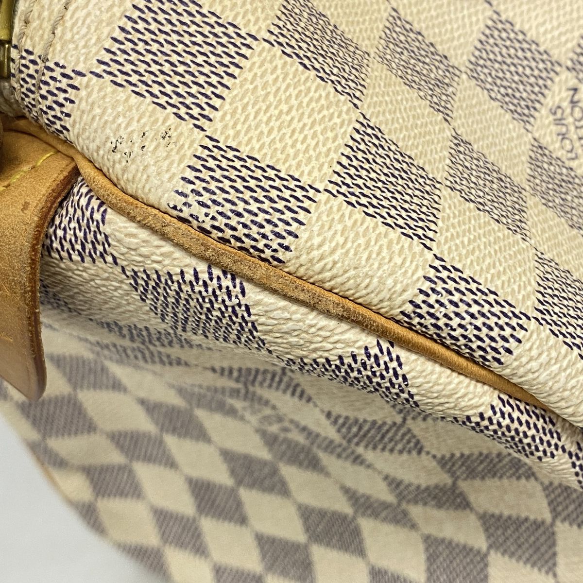 Louis Vuitton Handbag Damier Azur Speedy 30 White — view 7