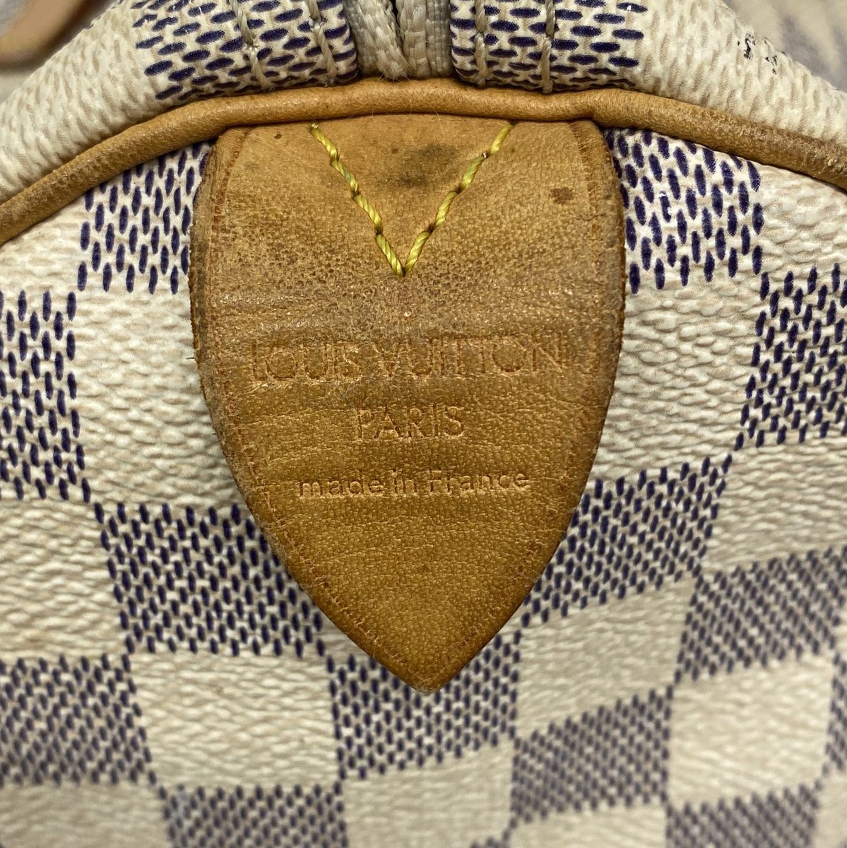 Louis Vuitton Handbag Damier Azur Speedy 30 White — view 5