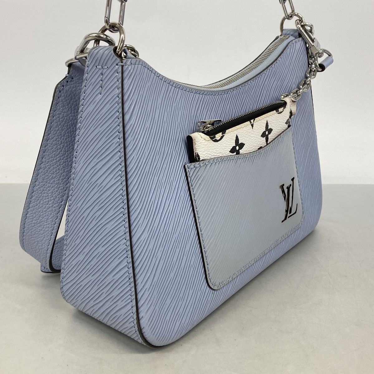 Louis Vuitton Handbag Epi Marelle NM Blue Nuage 2-Way Bag — view 2