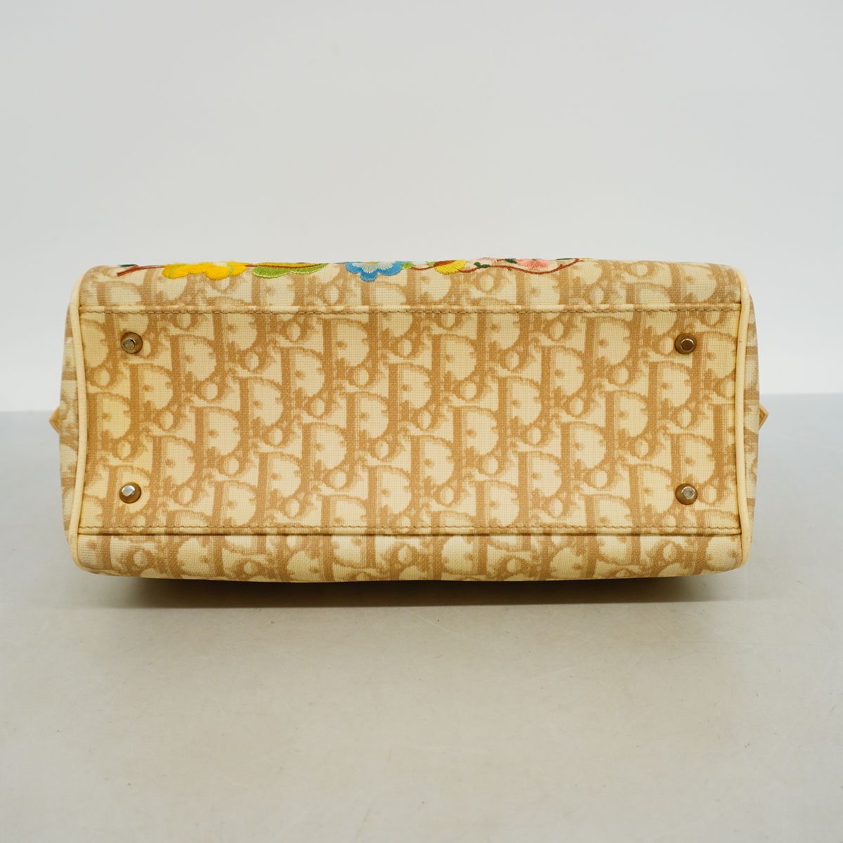Dior Handbag Trotter Beige Silver — view 3