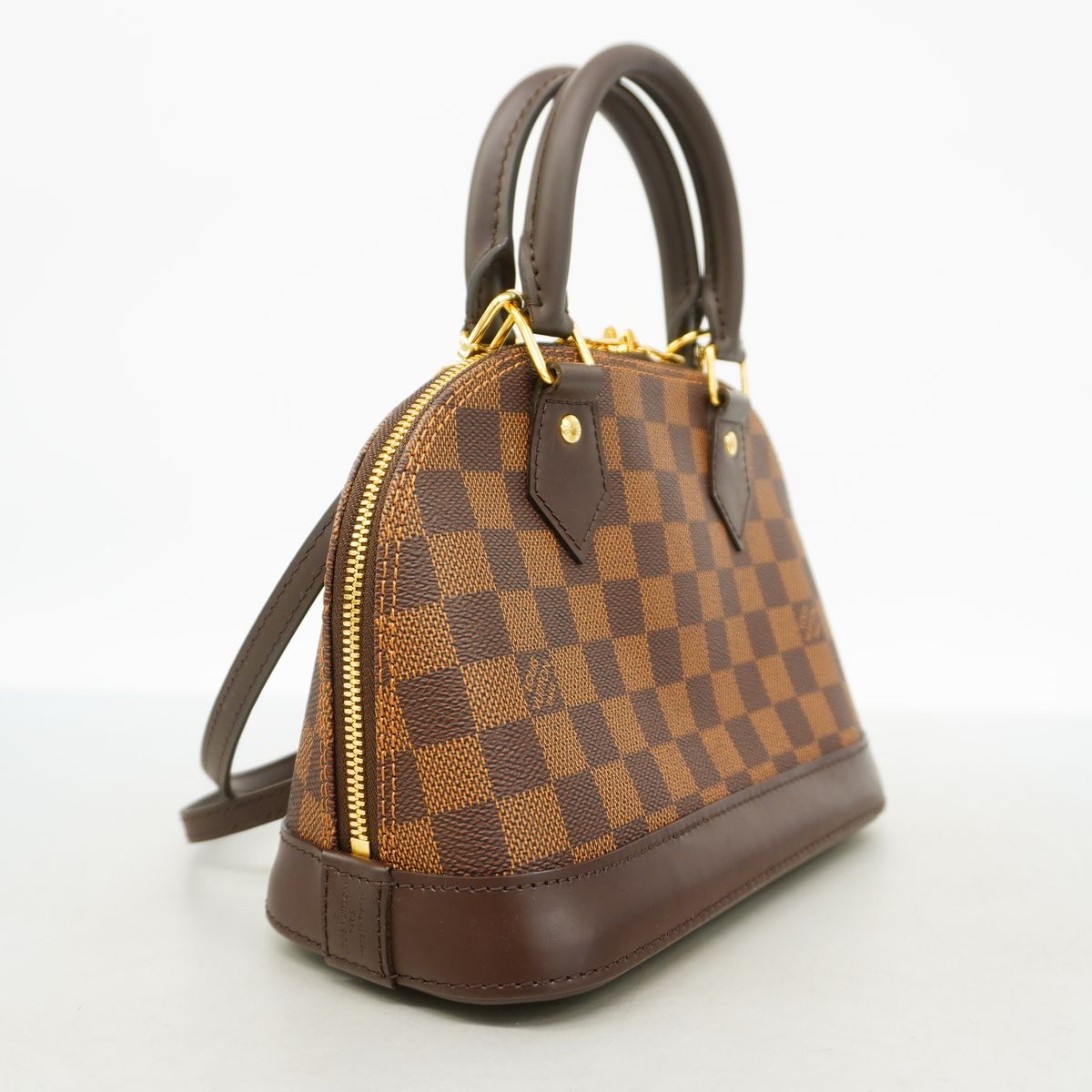 Louis Vuitton Handbag Damier Alma BB Ebene 2-Way Bag — view 2