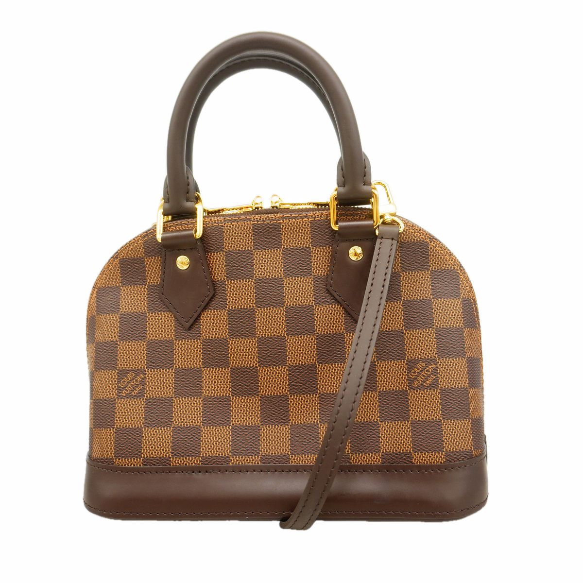 Louis Vuitton Handbag Damier Alma BB Ebene 2-Way Bag