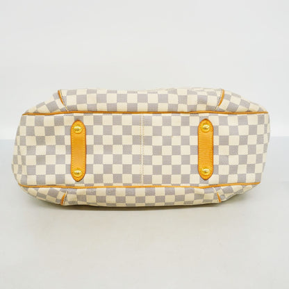 Louis Vuitton Shoulder Bag Damier Azur Galleria GM White — view 3