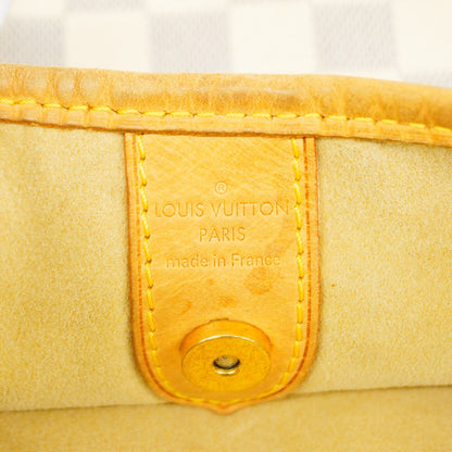 Louis Vuitton Shoulder Bag Damier Azur Galleria GM White — view 5
