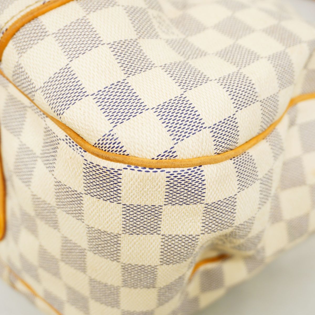 Louis Vuitton Shoulder Bag Damier Azur Galleria GM White — view 7