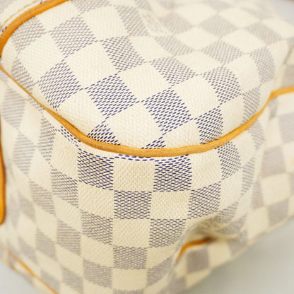 Louis Vuitton Shoulder Bag Damier Azur Galleria GM White — view 7