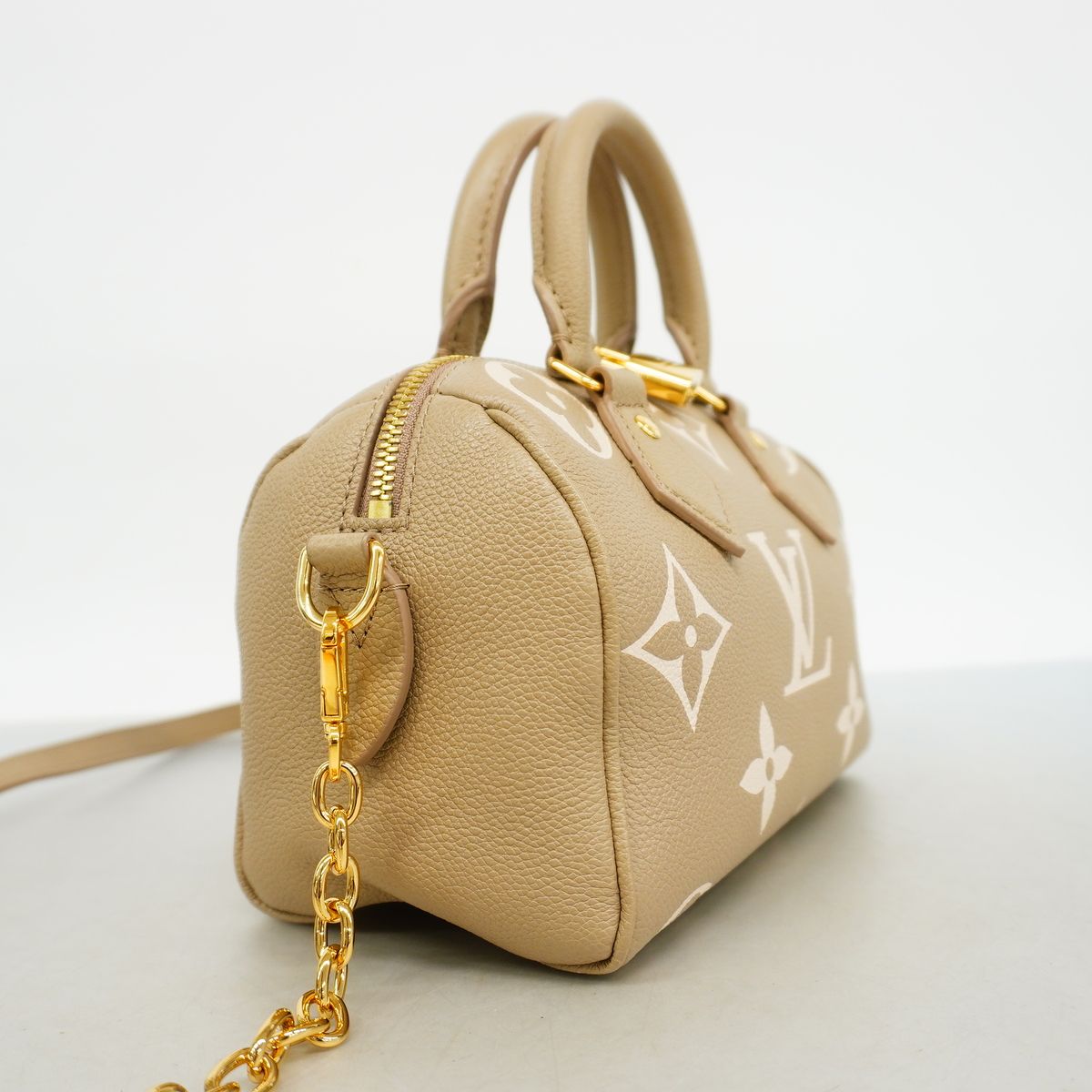 Louis Vuitton Handbag Monogram Empreinte Bicolor Speedy Bandouliere 20 — view 2