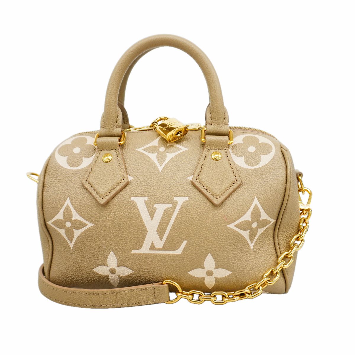 Louis Vuitton Handbag Monogram Empreinte Bicolor Speedy Bandouliere 20