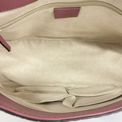 Gucci Shoulder Bag Micro Guccissima Leather Pink Champagne Gold — view 4