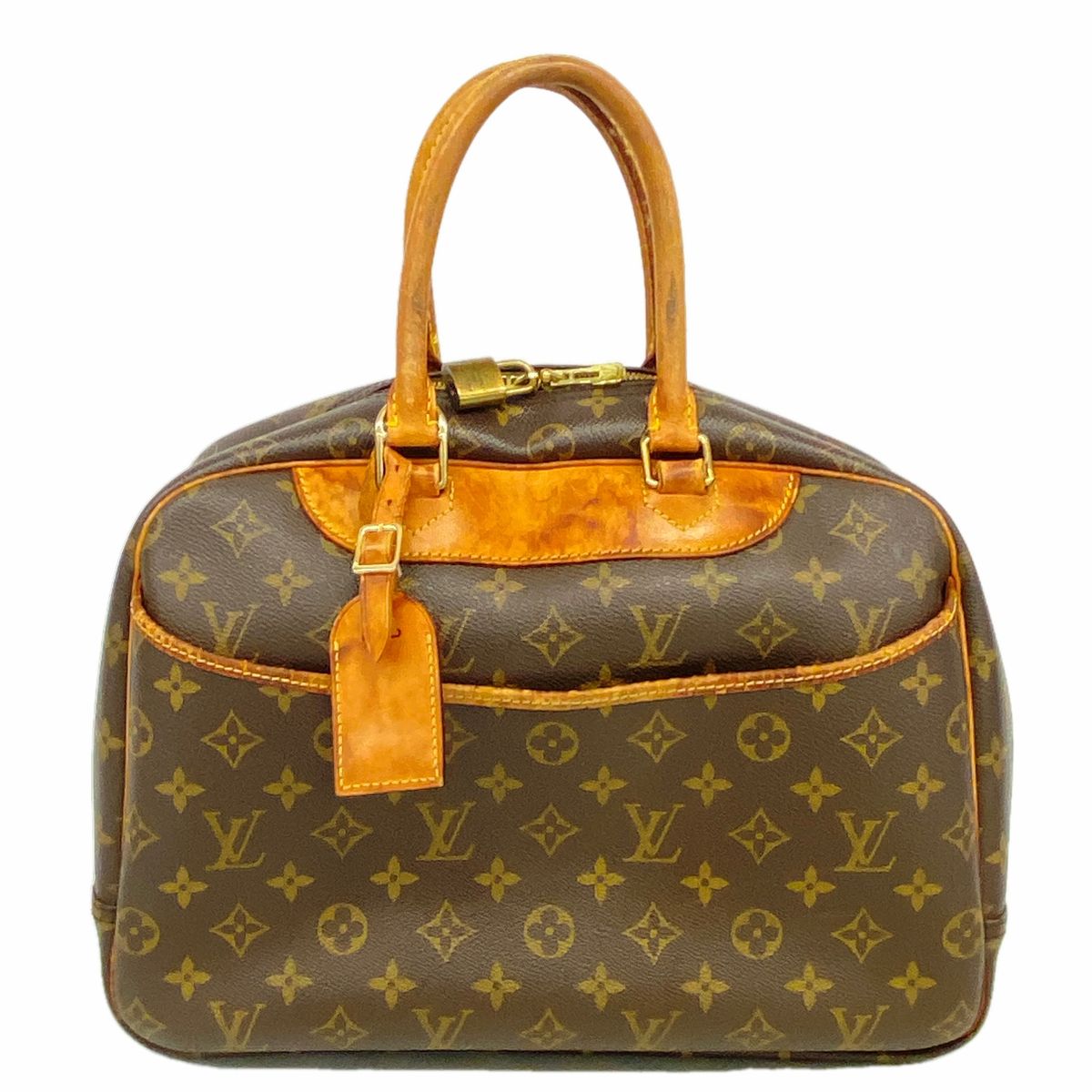 Louis Vuitton Handbag Monogram Deauville Brown