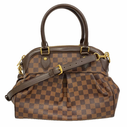 Louis Vuitton Handbag Damier Trevi PM Ebene 2-Way Bag