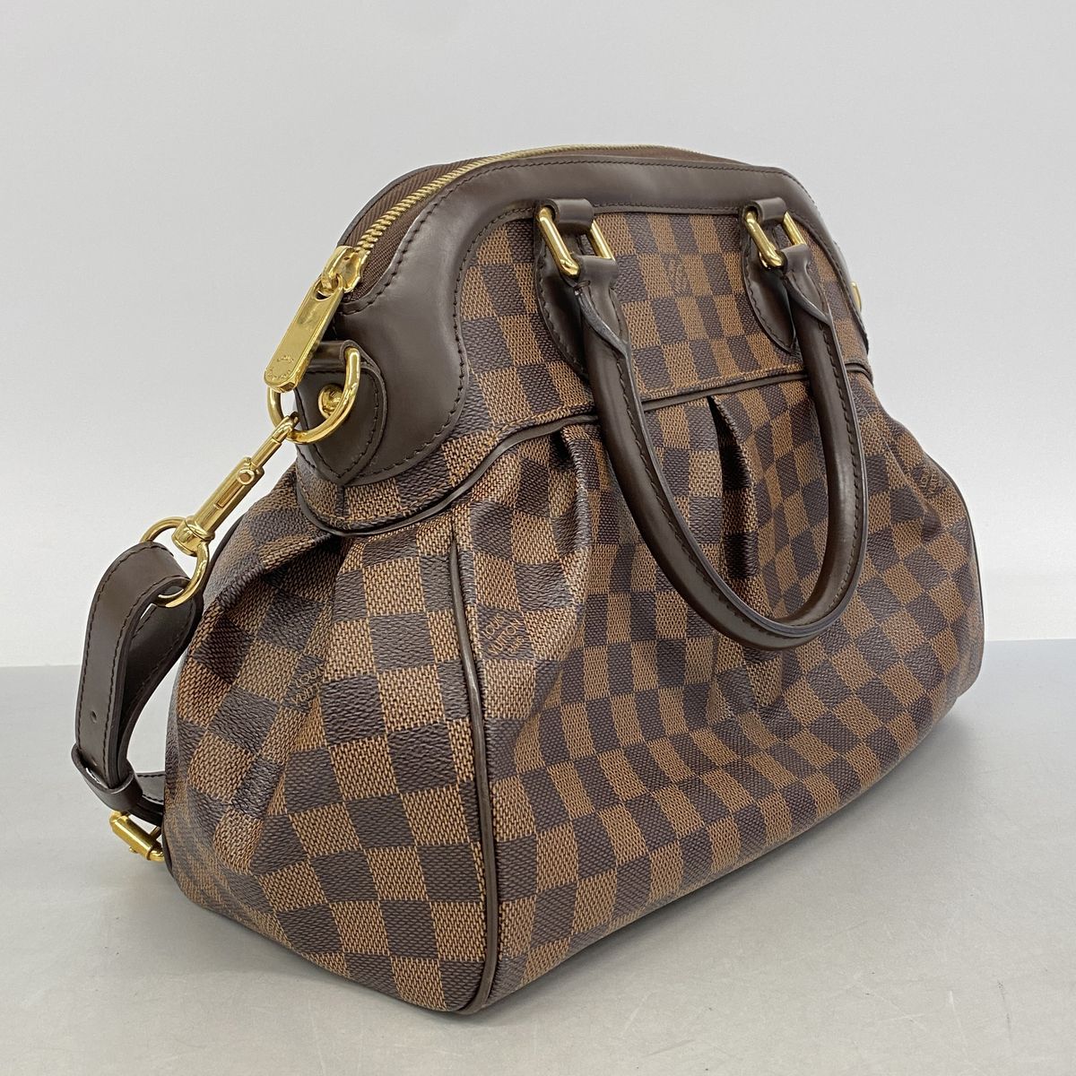 Louis Vuitton Handbag Damier Trevi PM Ebene 2-Way Bag — view 2
