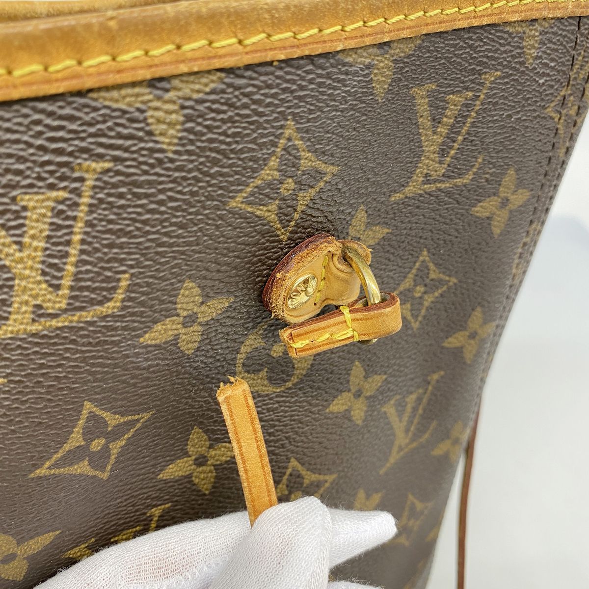 Louis Vuitton Tote Bag Monogram Neverfull MM Brown — view 6
