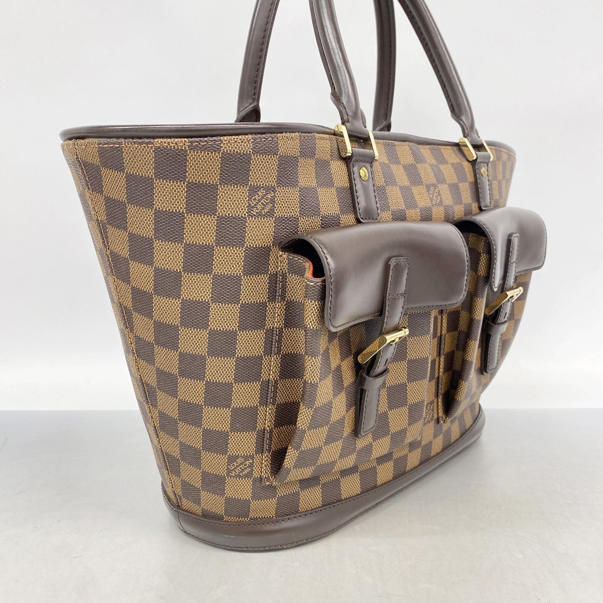 Louis Vuitton Tote Bag Damier Manosque GM Ebene — view 2