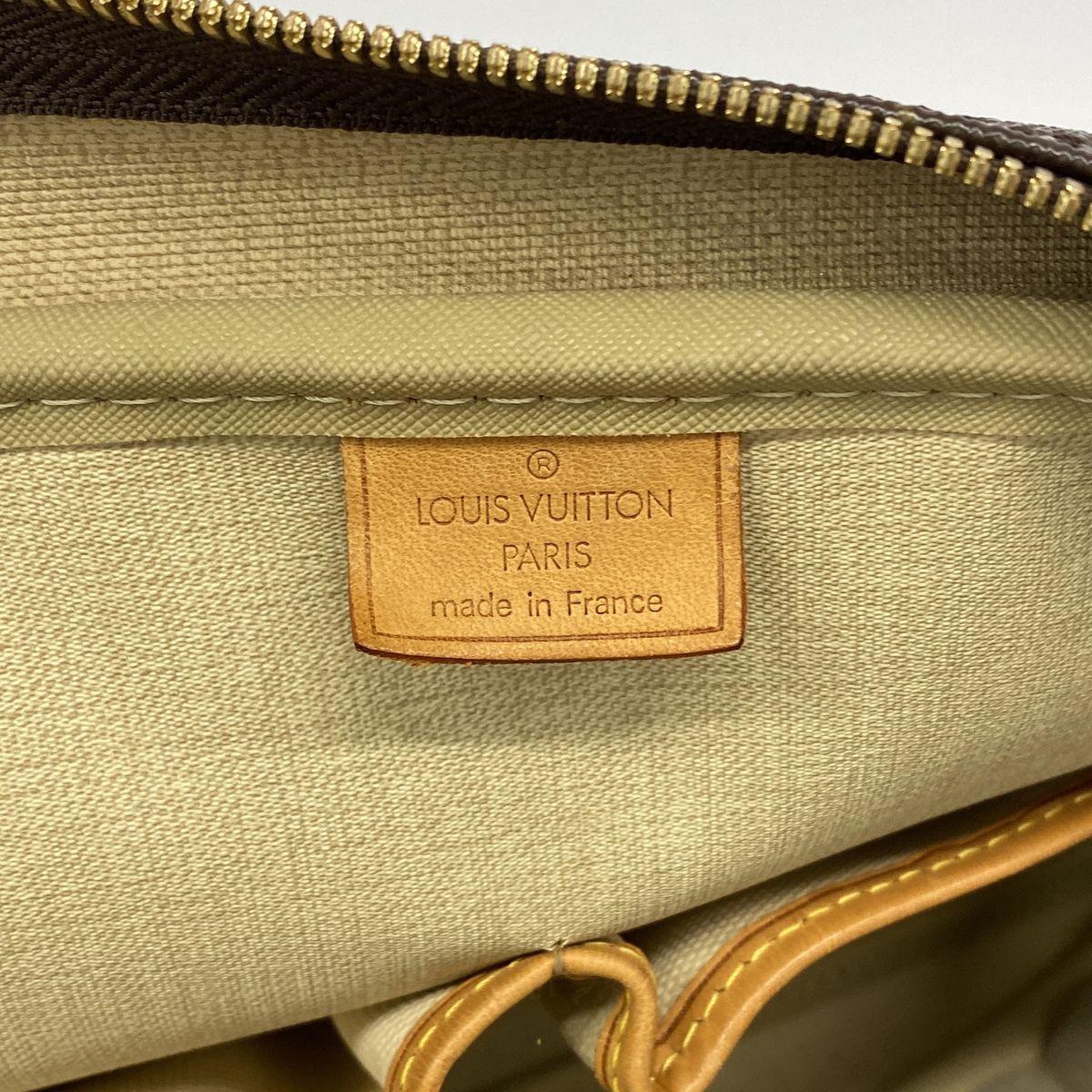 Louis Vuitton Handbag Monogram Deauville Brown — view 5
