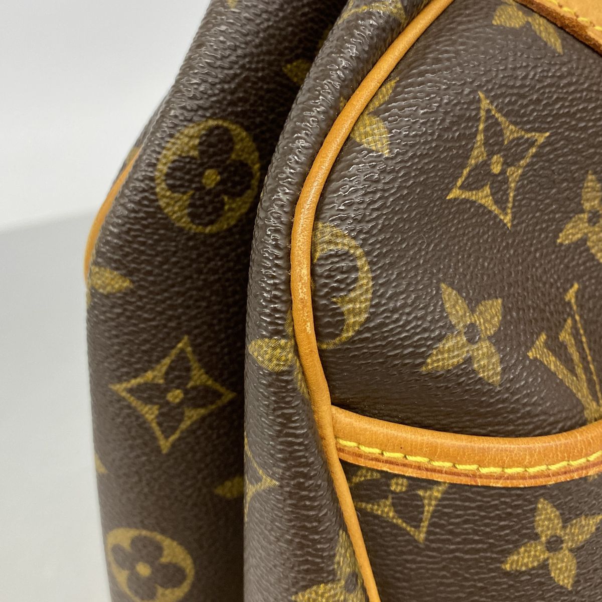 Louis Vuitton Handbag Monogram Deauville Brown — view 6