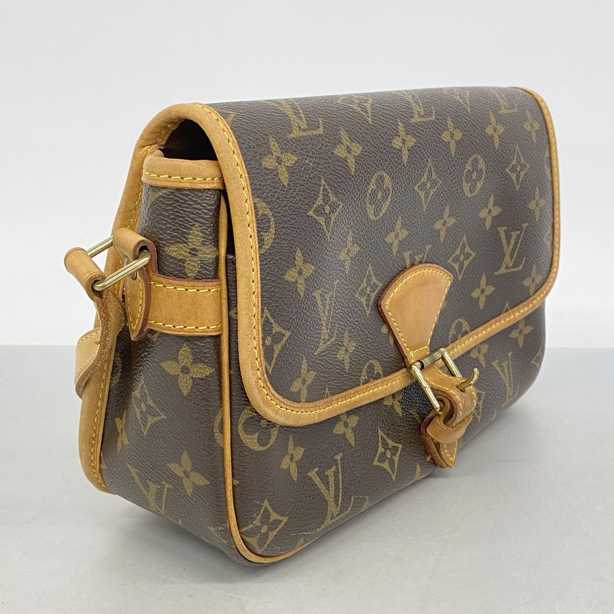 Louis Vuitton Shoulder Bag Monogram Solonge Brown — view 2