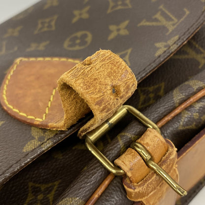 Louis Vuitton Shoulder Bag Monogram Cartouchiere MM Brown — view 6