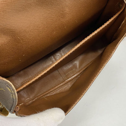 Louis Vuitton Shoulder Bag Monogram Cartouchiere MM Brown — view 4