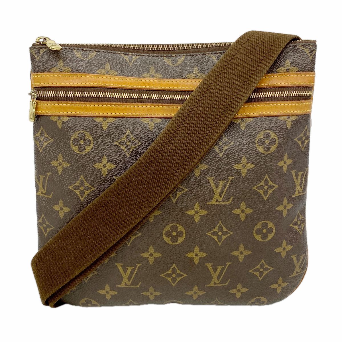 Louis Vuitton Shoulder Bag Monogram Pochette Bosfall Brown