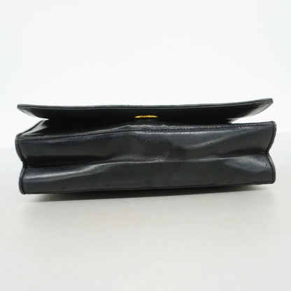 Chanel Shoulder Bag Lambskin Black Gold — view 3