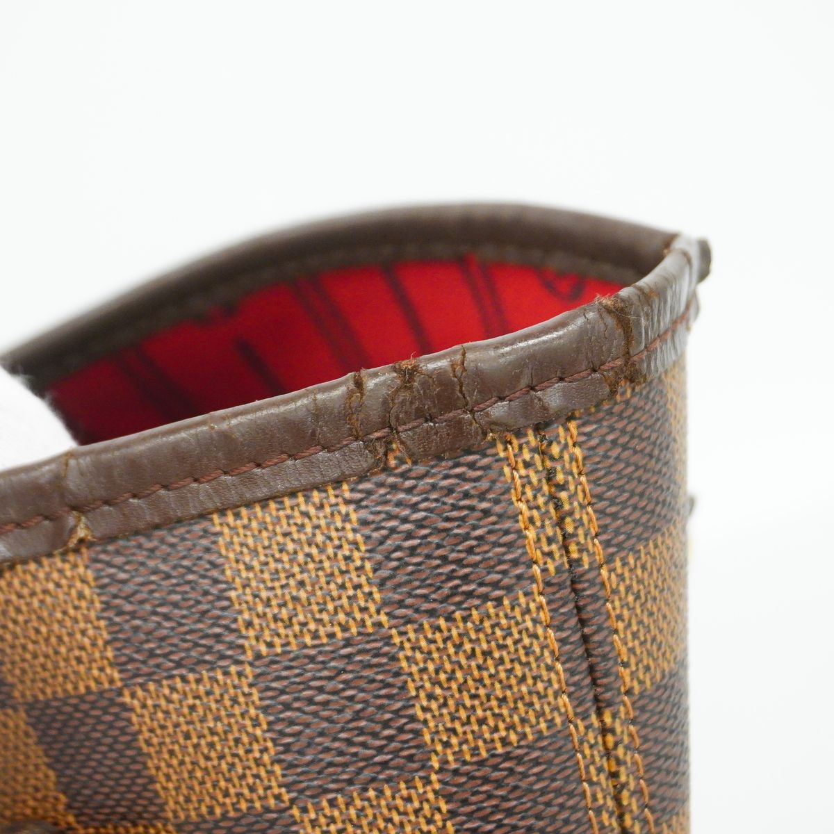 Louis Vuitton Tote Bag Damier Neverfull MM Brown — view 7