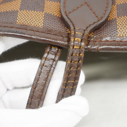 Louis Vuitton Tote Bag Damier Neverfull MM Brown — view 8