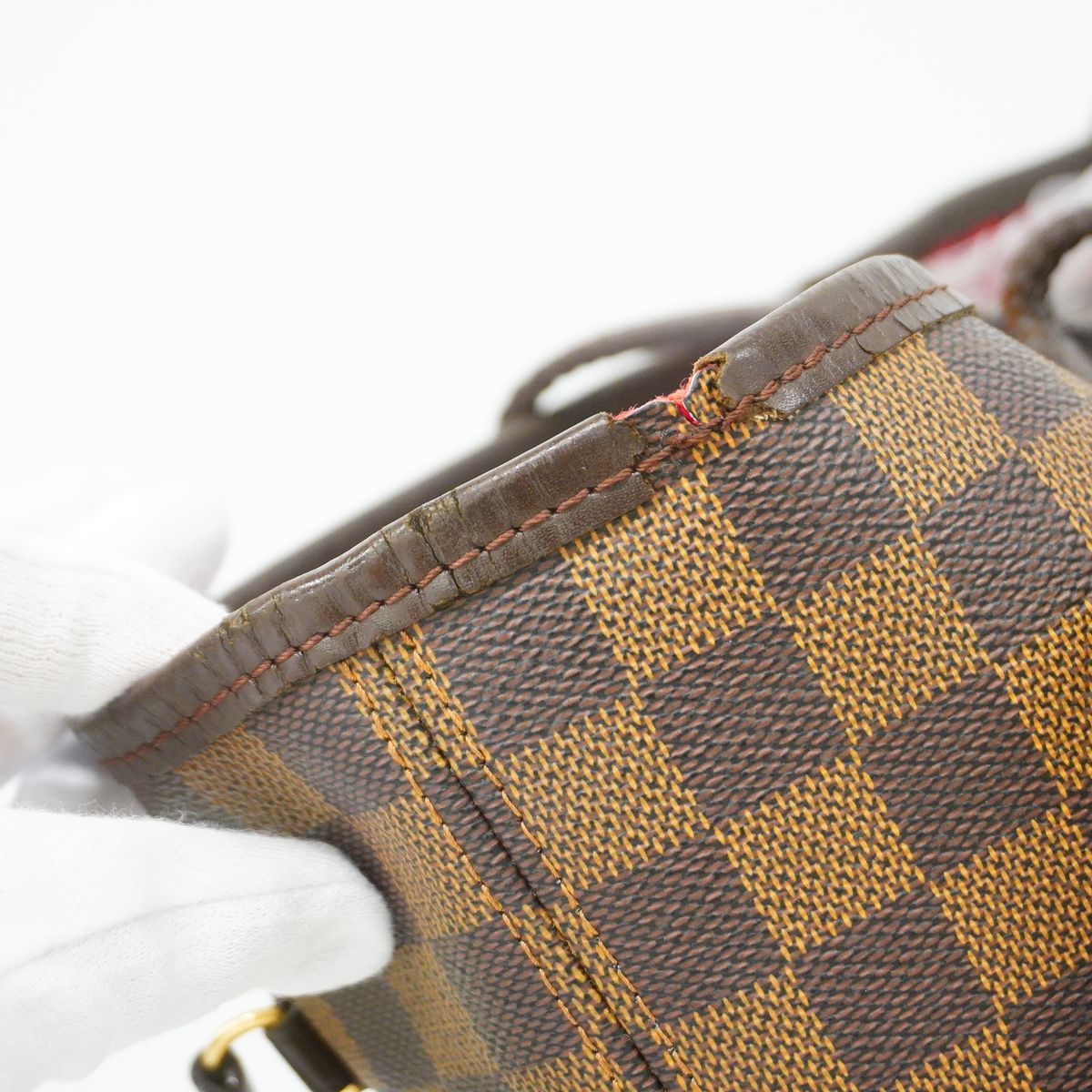 Louis Vuitton Tote Bag Damier Neverfull MM Brown — view 6
