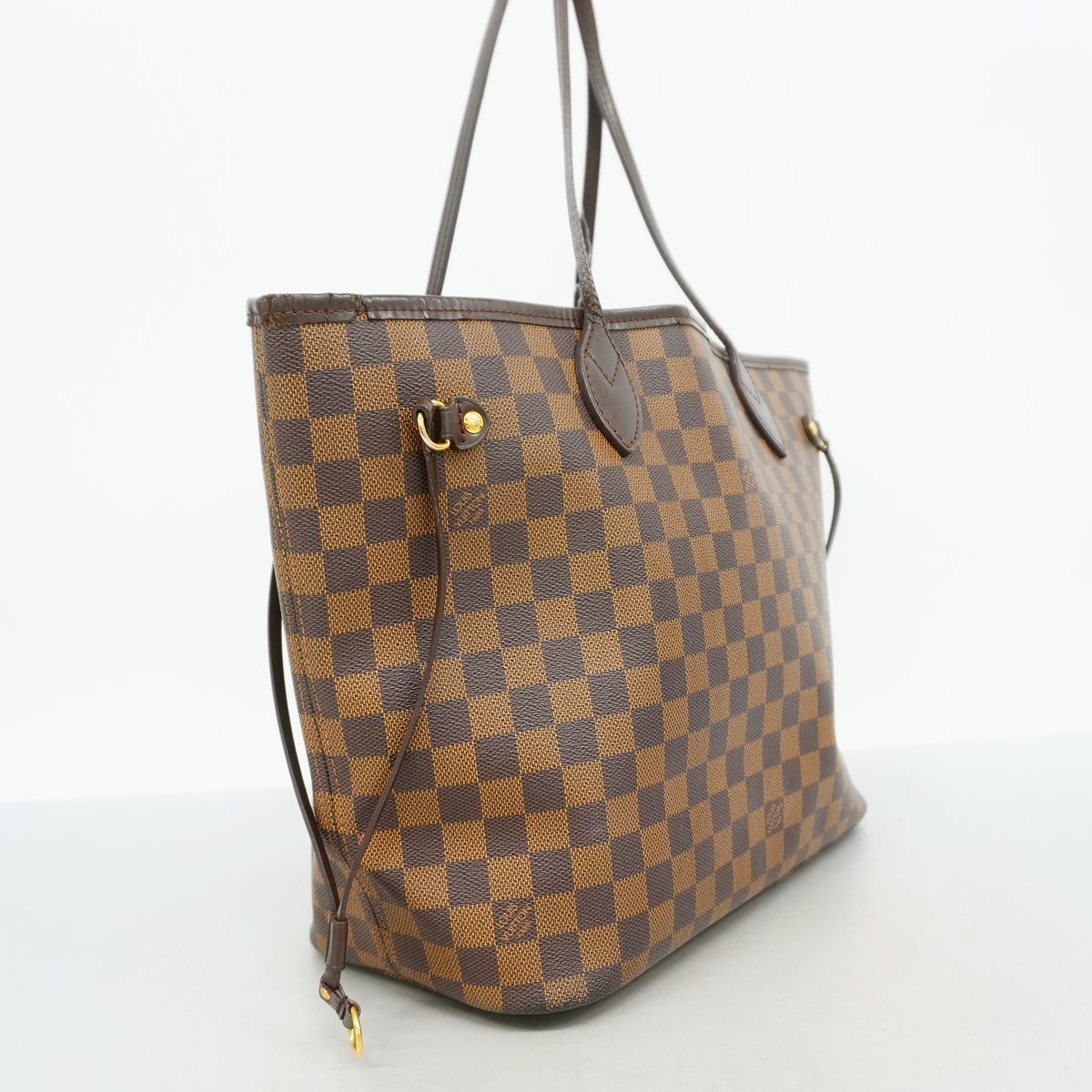 Louis Vuitton Tote Bag Damier Neverfull MM Brown — view 2