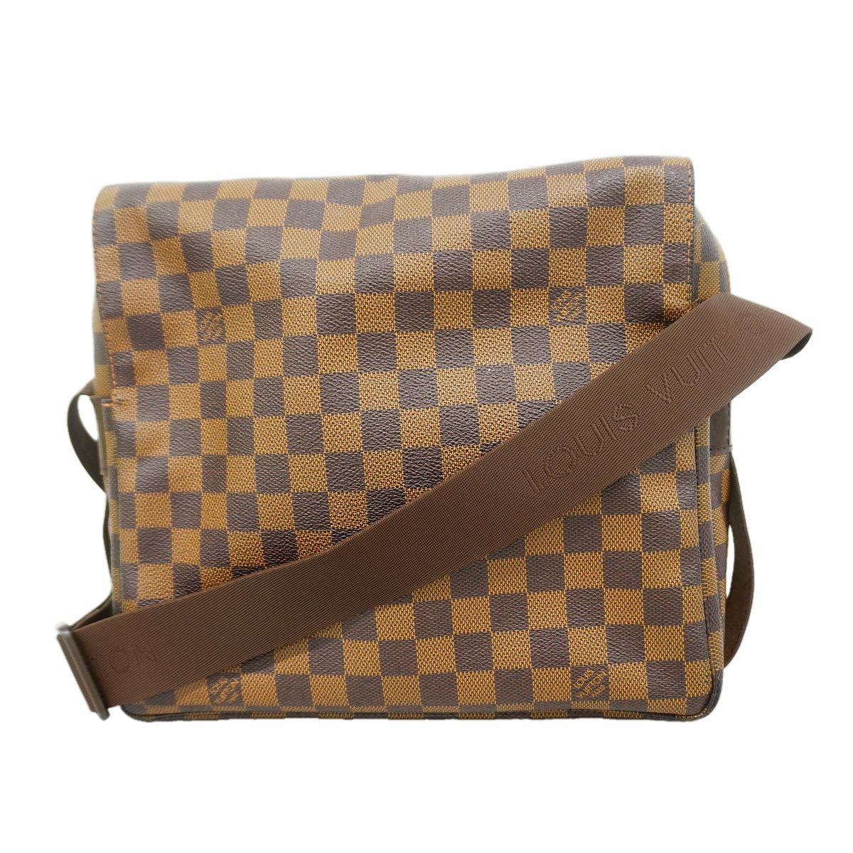 Louis Vuitton Shoulder Bag Damier Naviglio Ebene