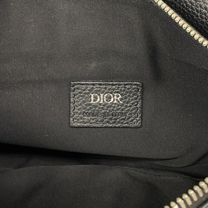 Dior Belt Bag Leather Black Silver — view 5