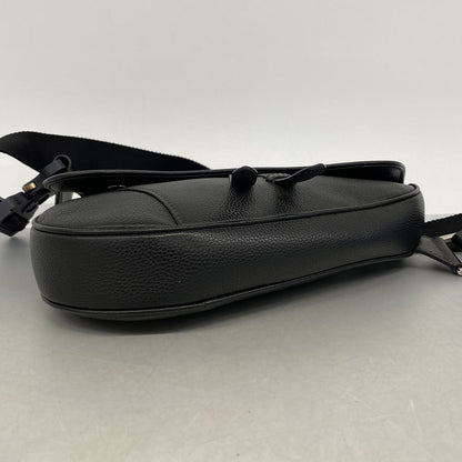 Dior Belt Bag Leather Black Silver — view 3