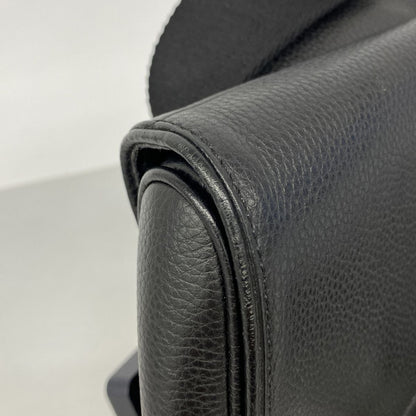 Dior Belt Bag Leather Black Silver — view 6
