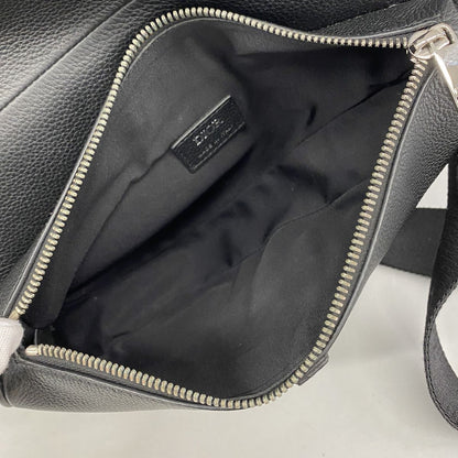 Dior Belt Bag Leather Black Silver — view 4