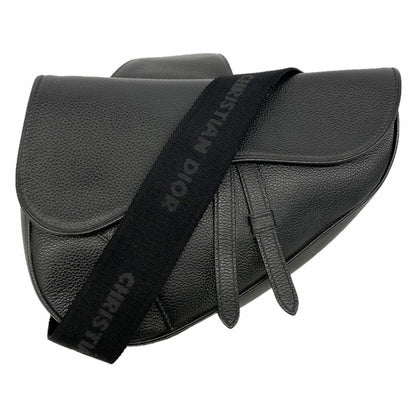 Dior Belt Bag Leather Black Silver