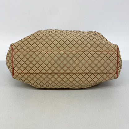 Gucci Tote Bag Diamante Canvas Brown Pink Gold — view 3