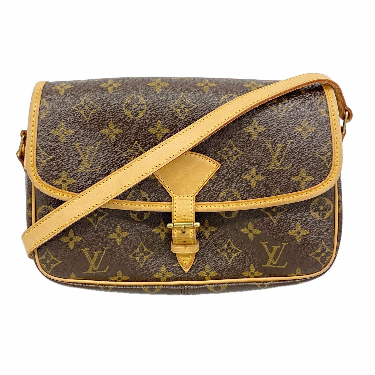 Louis Vuitton Shoulder Bag Monogram Solonge Brown