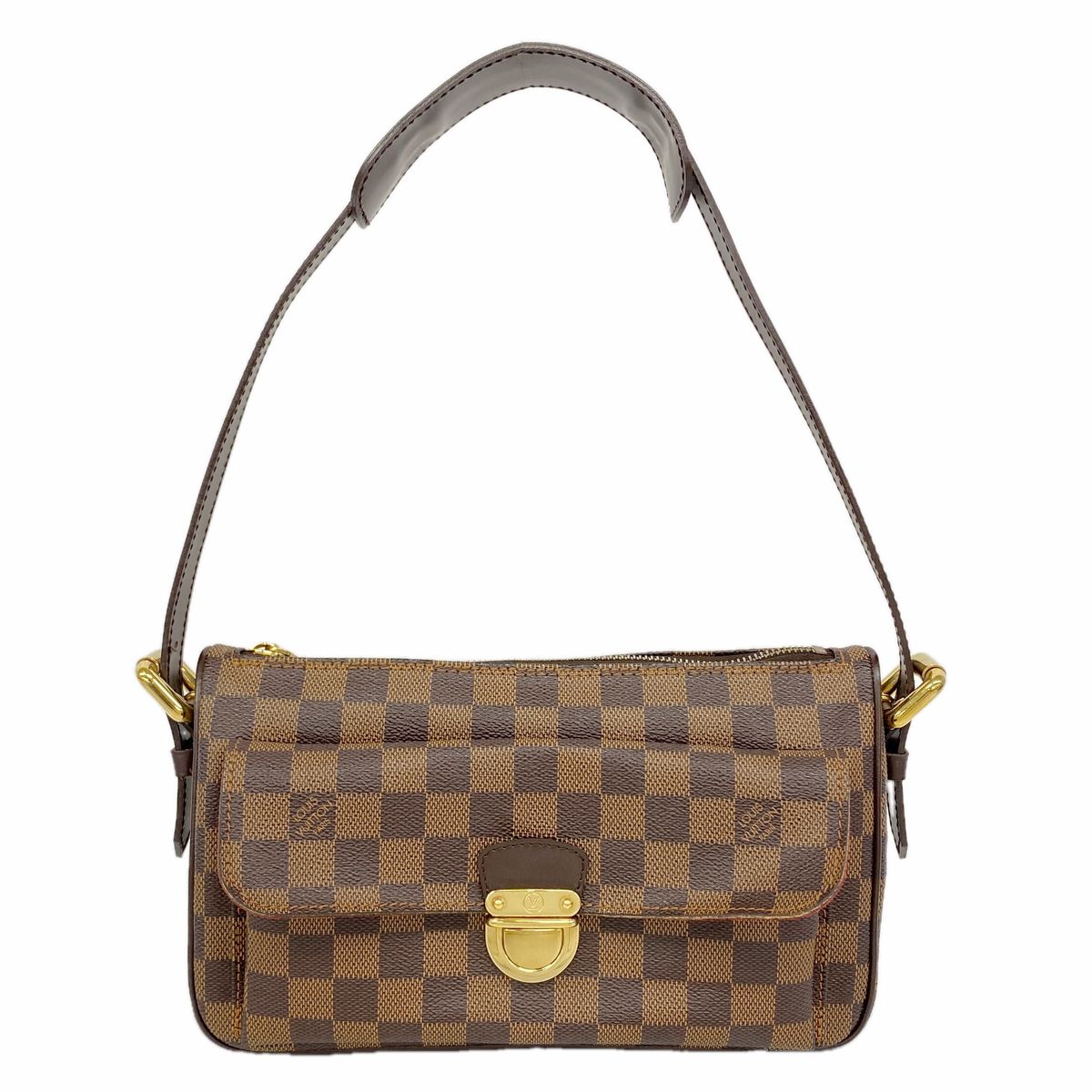 Louis Vuitton Shoulder Bag Damier Ravello GM Ebene