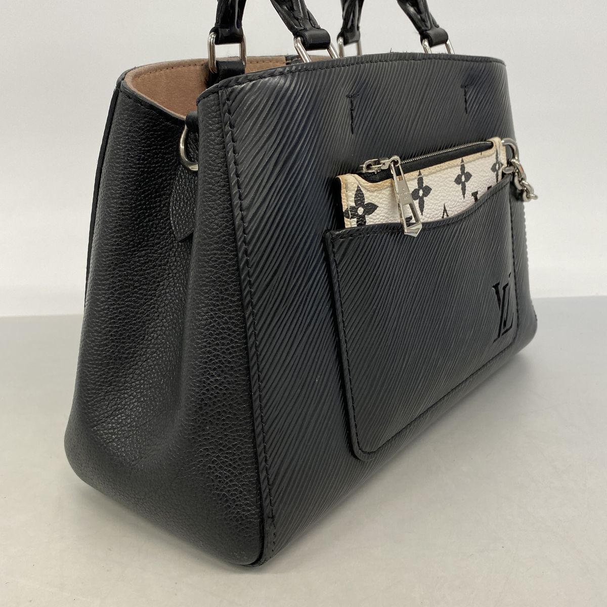 Louis Vuitton Handbag Epi Marelle Tote BB Noir 2-Way — view 2